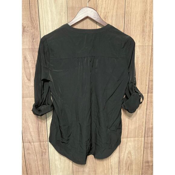 New York & Company Soho Small NWT black blouse button up womens - Picture 6 of 6